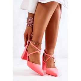 PS1 Women's Pumps On A Heel In Neon Pink Future 2