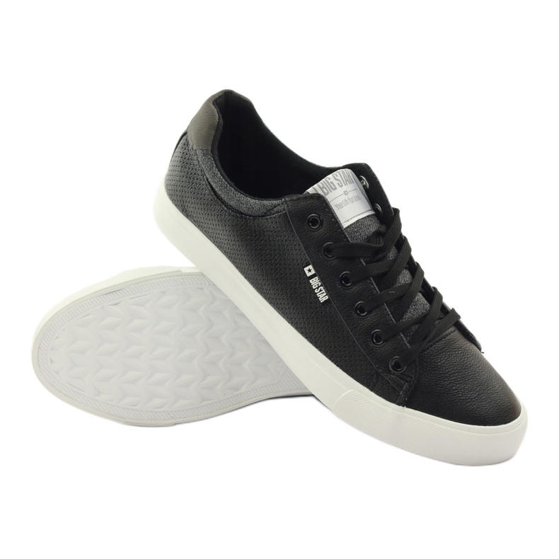 Sneakers half-sneakers Big Star 174004 cz black 3