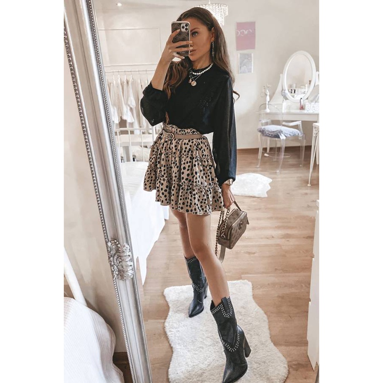 BM Black cowboy boots with a decorated Bora upper 2 BM Black cowboy boots with a decorated Bora upper 2