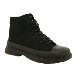 News Black High Sneakers on Platform 21SP02-1050 1