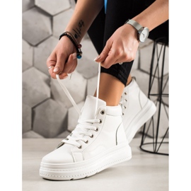Renda High Sneakers With Eco Leather white 1