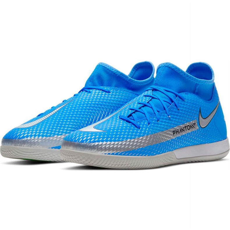 Nike Phantom Gt Academy Df Ic M CW6668 400 football shoe blue 3