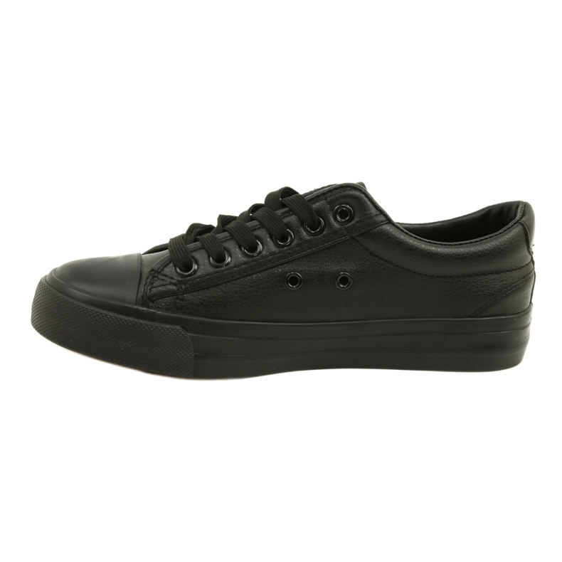 News Women's Black Sneakers made of Eco-leather 21SP02-1200 4