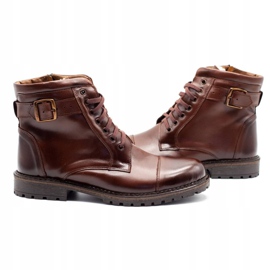 Olivier Men's 910MP snow boots dark brown 3