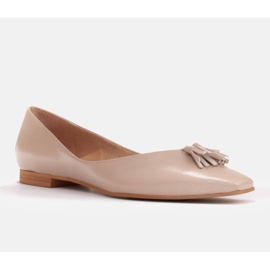 Marco Shoes Women's ballerinas with low sides beige 1