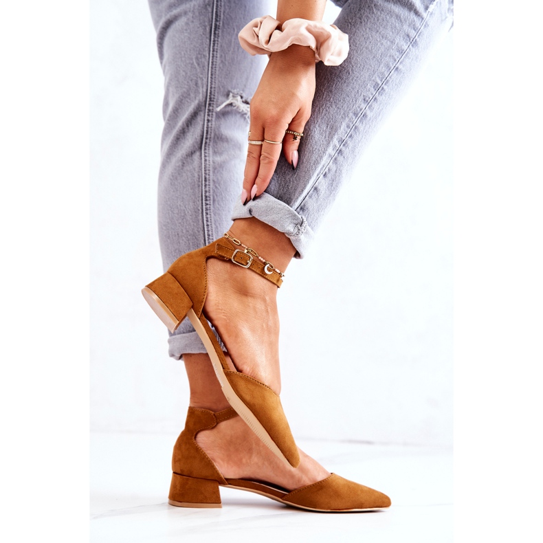 WS1 Suede Pumps In Spitz Camel Calliope brown 1