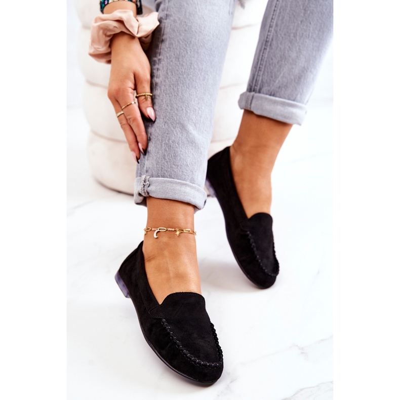 Suede Loafers Sergio Leone MK722 Black 1 Suede Loafers Sergio Leone MK722 Black 1
