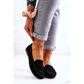 Suede Loafers Sergio Leone MK722 Black 2