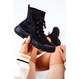 FM1 Black Kimberly Sports Socks Shoes 1