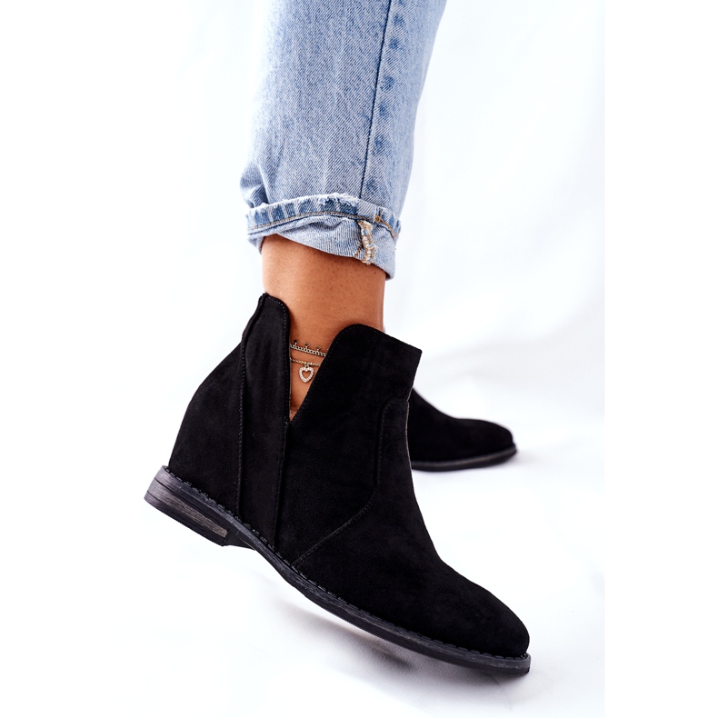Women's Boots On Wedge S.Barski Joiva Black 3