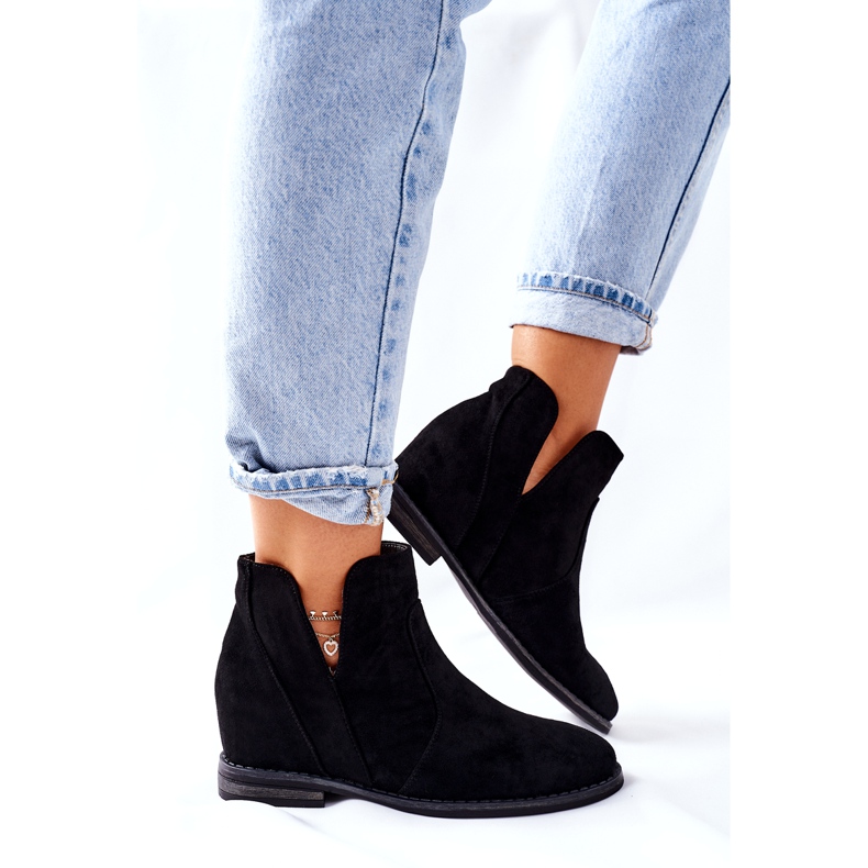 Women's Boots On Wedge S.Barski Joiva Black 2