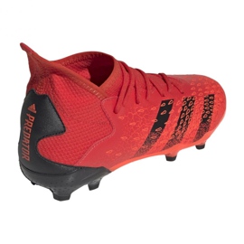 Adidas Predator Freak.3 Fg Jr FY6282 football boots oranges and reds 1