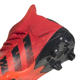 Adidas Predator Freak.3 Fg Jr FY6282 football boots oranges and reds 2