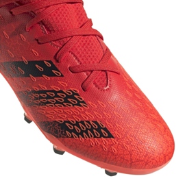 Adidas Predator Freak.3 Fg Jr FY6282 football boots oranges and reds 3