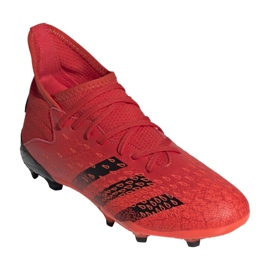 Adidas Predator Freak.3 Fg Jr FY6282 football boots oranges and reds 4