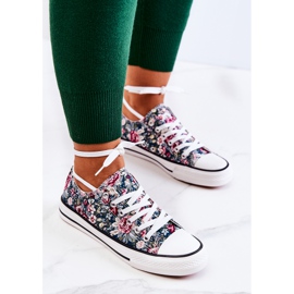 FS2 Low Sneakers With Green Desiree Flowers 2