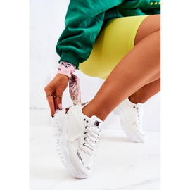 FS2 Sneakers On The Platform White Sallie silver 1