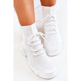 FM1 White Kimberly Sports Socks Shoes 1