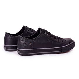 Men's Leather Sneakers Big Star II174002 Black 1
