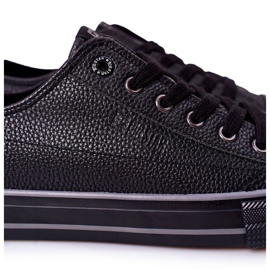 Men's Leather Sneakers Big Star II174002 Black 3