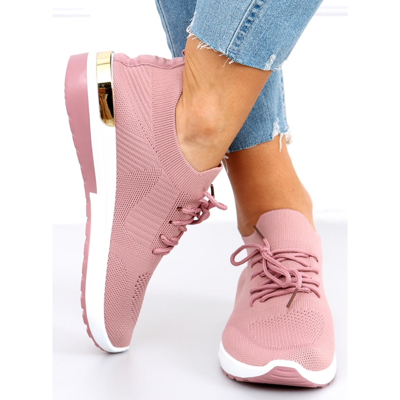 Welo Pink socks sports shoes 1