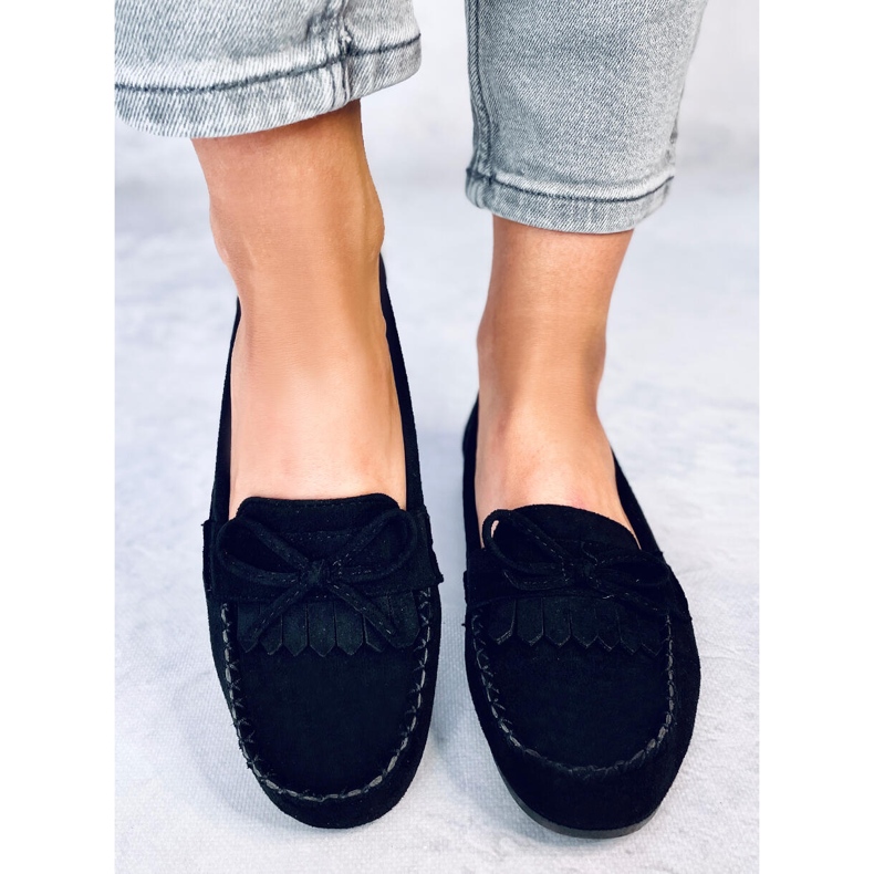Women's Quest Black loafers 1