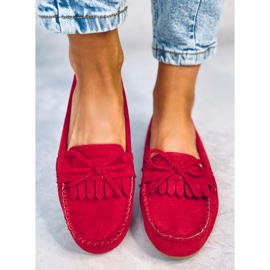 Women's Quest Red loafers 1