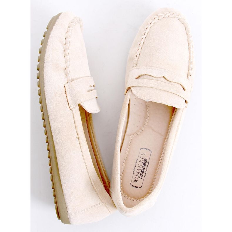 Rello Beige women's loafers 2