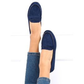 Rello Blue women's loafers navy blue 2