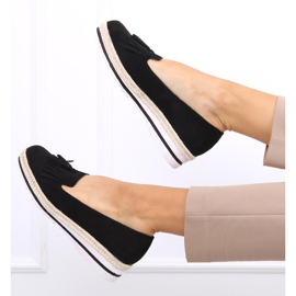 Women's loafers, espadrilles Hilma Black 1