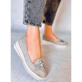 Women's loafers and espadrilles Hilma Gray grey 2