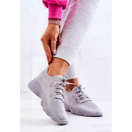 PS1 Sport Shoes Fabric Sneakers Gray Nolene grey 2