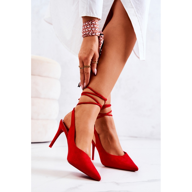PS1 Stilettos Tied Red Callie 2