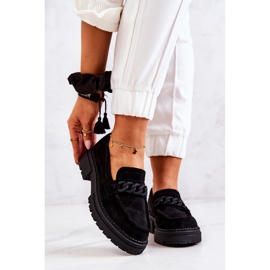 PL5 Suede Loafers La.Fi Black Sapphira 2