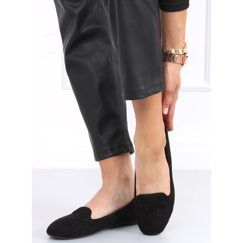 Fanny Black openwork lords 2