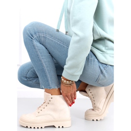Bibi Beige ankle-high trekking sneakers 2