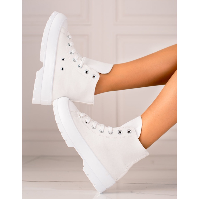 TRENDI High Sneakers On The Platform white 1