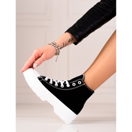 TRENDI High Sneakers On The Platform black 1