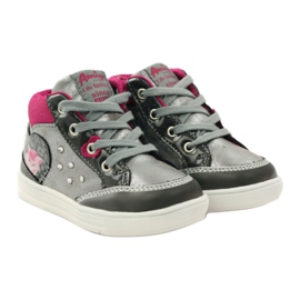 American Club Shoes American 152893 gray sports shoes pink grey 4