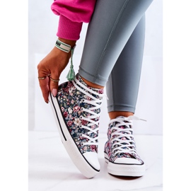 FS2 High-top Sneakers With Green Nollie Flowers multicolored 1