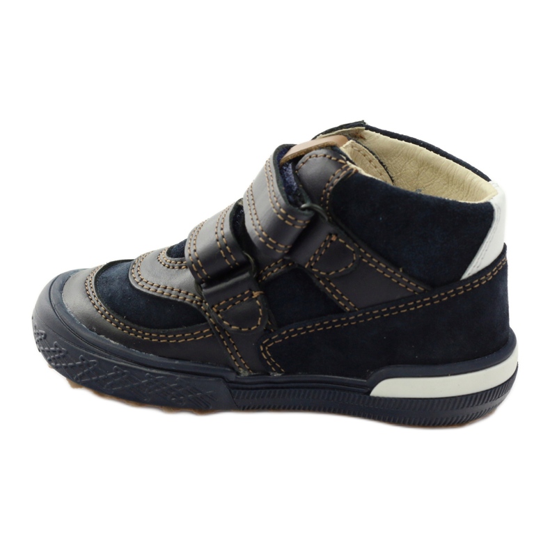 Prophylactic shoes Bartek 91756 new navy blue brown white 2