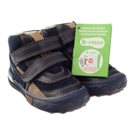 Prophylactic shoes Bartek 91756 new navy blue brown white 4