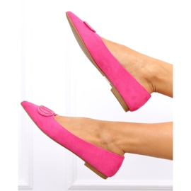 Arte Fushia almond ballerinas pink 2