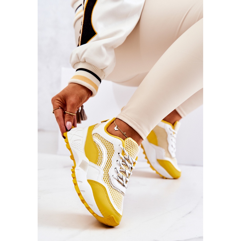 PS1 Sport Shoes Sneakers Yellow-White Revenge 2 PS1 Sport Shoes Sneakers Yellow-White Revenge 2