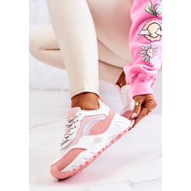 PS1 Sport Shoes Sneakers Pink and White Revenge 2 PS1 Sport Shoes Sneakers Pink and White Revenge 2