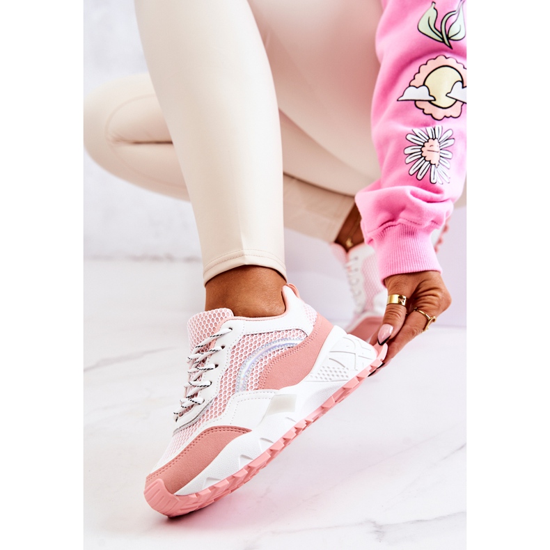 PS1 Sport Shoes Sneakers Pink and White Revenge 2 PS1 Sport Shoes Sneakers Pink and White Revenge 2