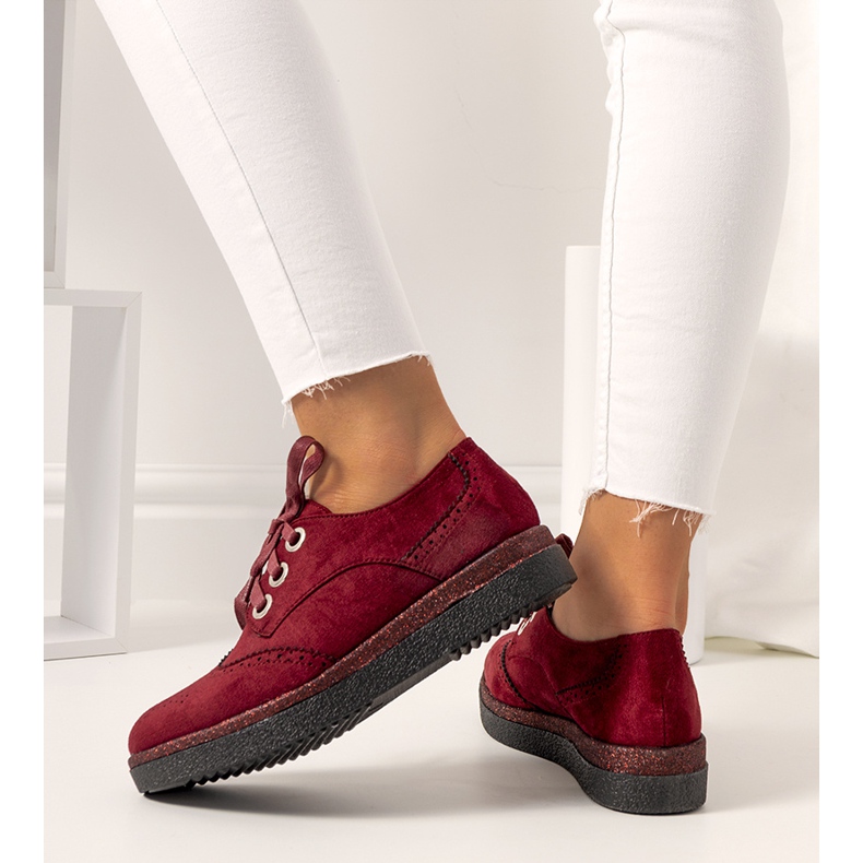 Maroon women's Velay shoes red 1 Maroon women's Velay shoes red 1