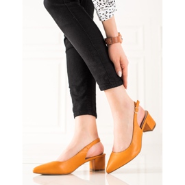 Goodin Mustard Pumps With Eco Leather yellow 1