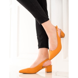 Goodin Mustard Pumps With Eco Leather yellow 2