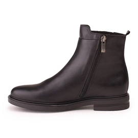 Marco Shoes Light boots with a flat black grain leather bottom 2